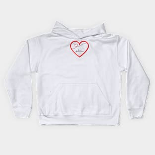 Adeleine Heart Name Shirt Kids Hoodie